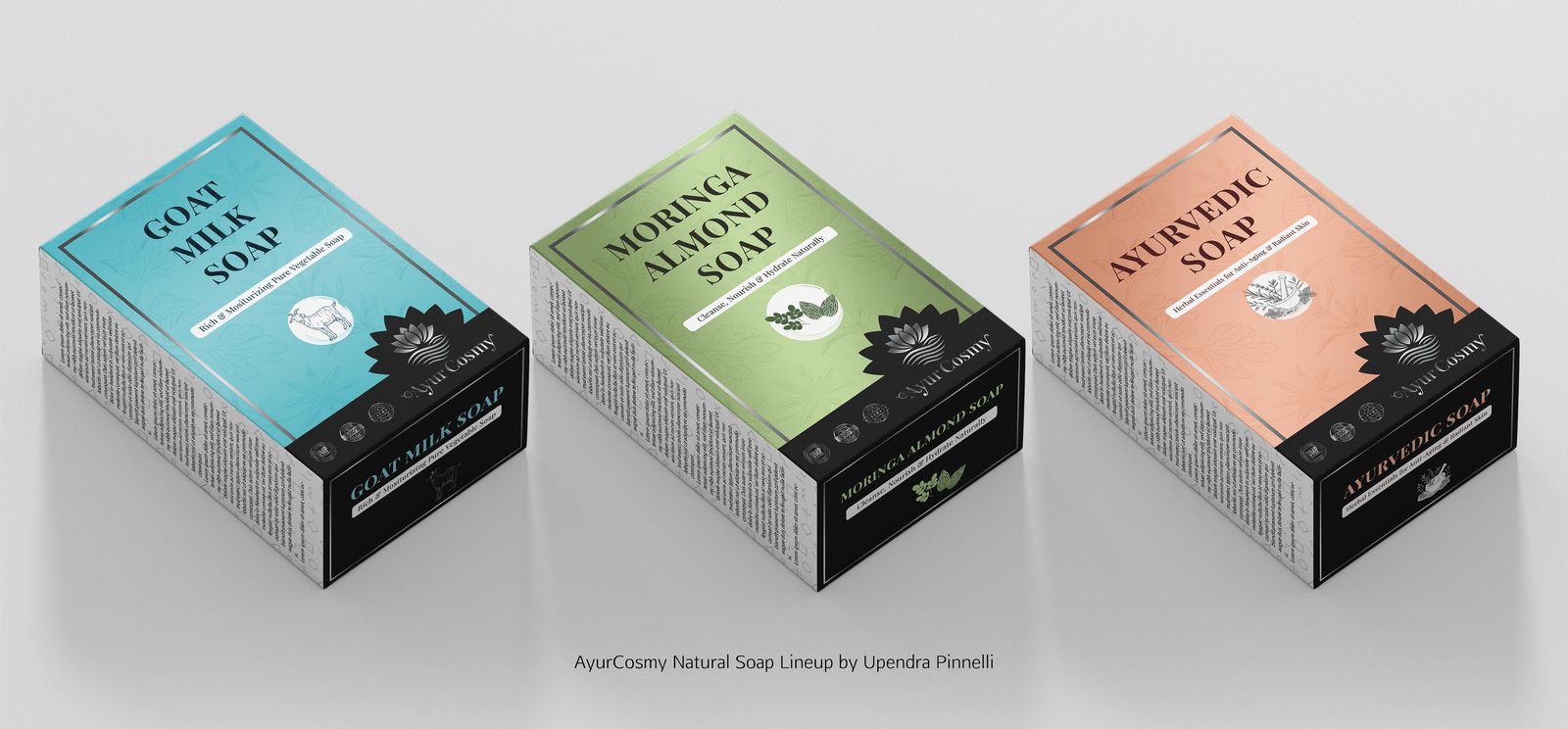 Ayur Cosmy Soap Box Design